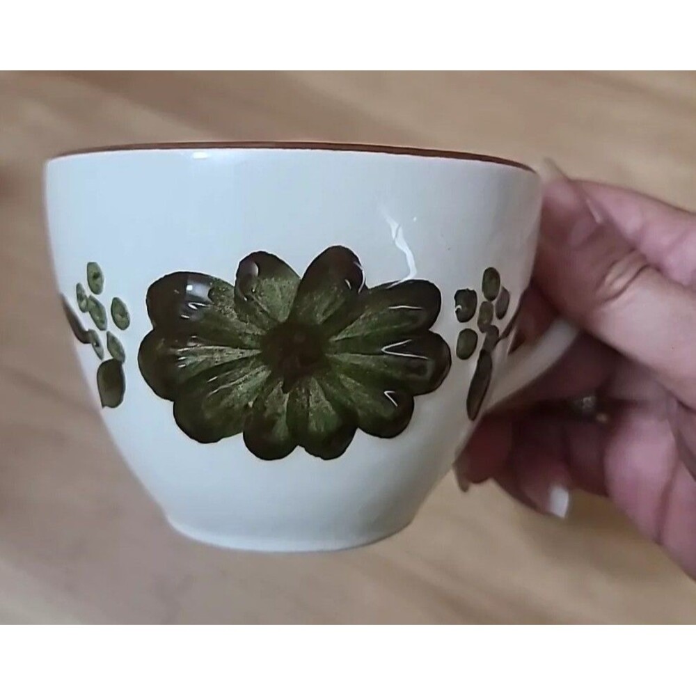 Stangl Pottery Blossom Ring Cup Mug Vintage  Hand Painted